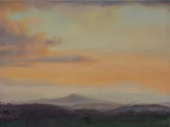Welsh Mountains, 2022 (olie på lærred)