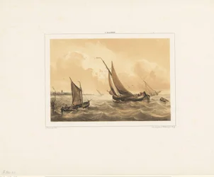 Sejlbåde på havet