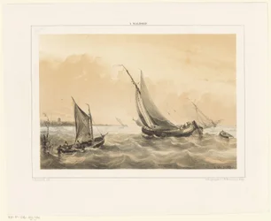 Sejlbåde på havet