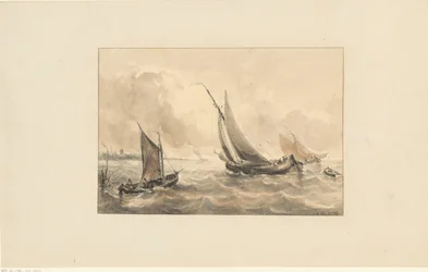 Sejlbåde på havet