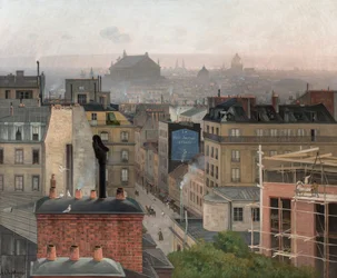 Paris set fra Montmartre, 1887