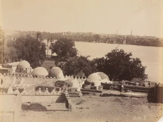 Asyut, Udsigt fra bjerget, ca. 1870