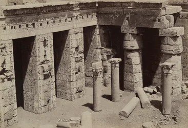 Medinet Habu: Koptisk kirke i centrum af Ramses III-templet
