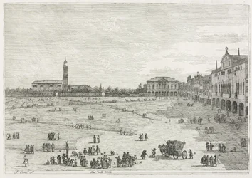 Udsigt: Prà della Valle, Padua, 1735-1746.