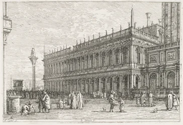 Visninger: Biblioteket, Venedig, 1735-1746.