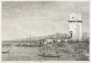 Udsigt: Tårnet i Malghera, 1735-1746.