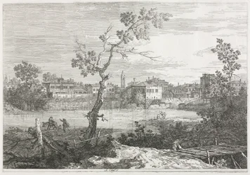 Udsigt: Udsigt over Burano, en by på en ø i den venetianske lagune, 1735-1746.