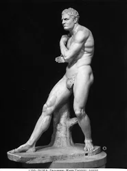 Statue af Damoxenus, ca. 1800 (marmor)