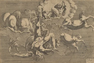Phaetons fald, 1545.