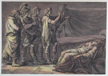 Nero finder liget af sin mor, Agrippina
