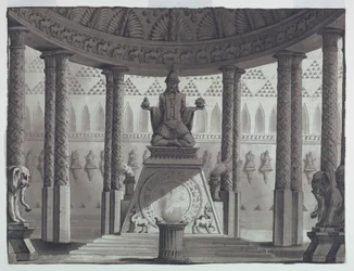 Scenedesign, Orientalsk tempel