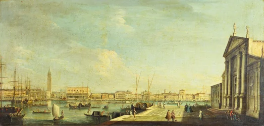 Bacino di San Marco, Venedig (olie på lærred)