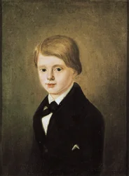 Portræt af den unge Emilio CASTELAR (1832-1899)
