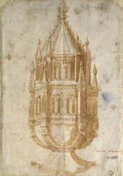 Thurible, tegning