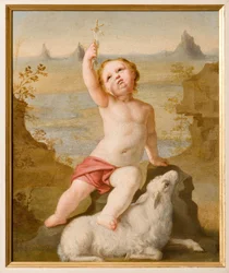 Infant St. John (olie på pap)