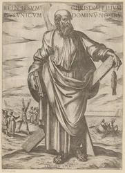 Af St. Andrew Og i Jesus Kristus, hans eneste søn, vor Herre (titel på objekt) Kristus, Maria og apostlen (serietitel)