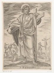 Sankt Philip S. Philippe (titel på objekt) Kristus, Maria og apostlene (serietitel)