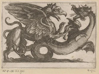 Drage og Griffin i kamp Kampdyr (serietitel)