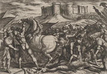 Plade 17: Romerne vildledt af Civilis