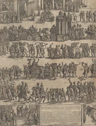 Triumf af en romersk kejser venstre side, 1603.
