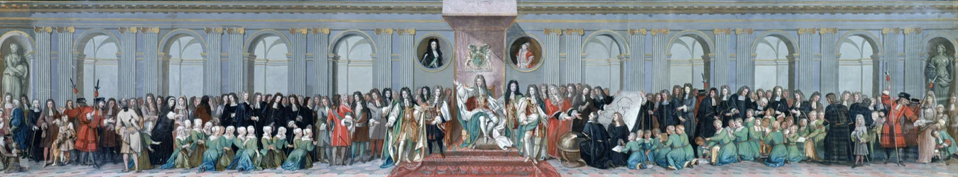 James II (1633-1701) Modtagelse af de matematiske lærde fra Christ
