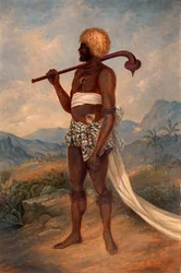Fijiansk mand, ca. 1893.