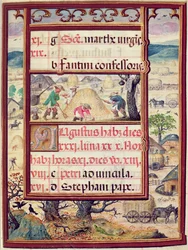 August måned, miniaturer fra 