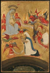 Santa Francesca Romana holder Kristusbarnet, ca. 1445.
