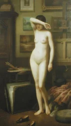 The Reluctant Model, ca. 1910-20 (olie på lærred)