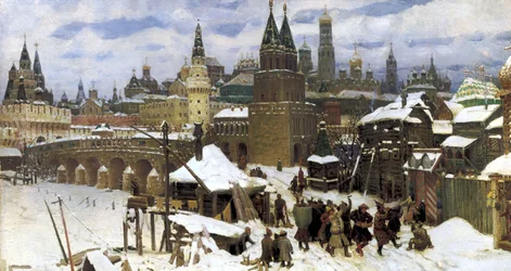 Moskva i det 17. århundrede. Allehelgensbroen, 1901