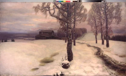 A Breath of Spring - Maleri af Appolinari Mikhaylovich Vasnetsov (1856-1933), olie på lærred