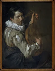 Lutespilleren (olie på kobber)