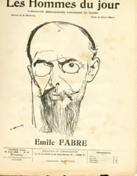 Cover af ""The Men of the Day"", Satirical in B & W