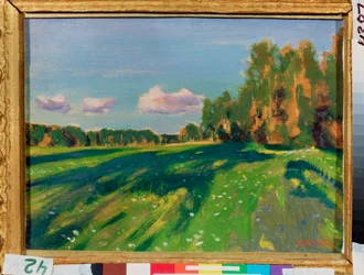 Sommerstudie. Maleri af Arkadi (Arkady) Alexandrovich Rylov (1870-1939), olie på lærred