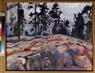 Finland. Maleri af Arkadi (Arkady) Alexandrovich Rylov (1870-1939), olie på lærred