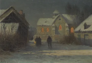 Midnatsmesse, julenat i Bertincourt, Champagne