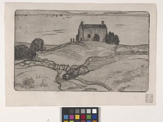 La Maison Du Pendu (Den hængte mands hus) (radering)