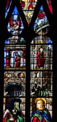 Sainte-Marie-katedralen, Auch, Gers, 2018 (glasmaleri)