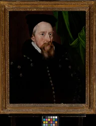 William Cecil, Lord Burghley (1520-1598), ca. 1575 (olie på panel)