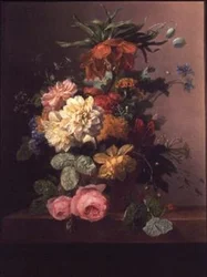Stilleben af blomster (par til 63509)