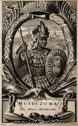 Portræt af Montezuma, konge af Mexico