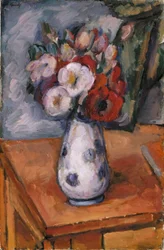 Stilleben med blomster