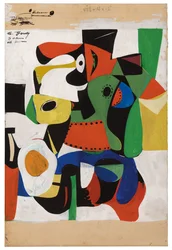 Untitled, c.1941 (grafit og gouache på papir)