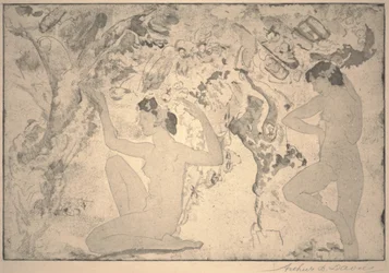 Angled Beauty, tryk lavet af Ernest Haskell, 1918