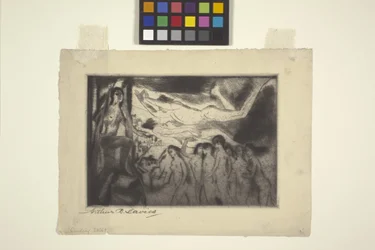 Guiding Spirit (ætsning og roulette)