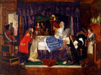 A Death-Bed Scene (olie på lærred)