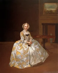 Portræt af Miss Elizabeth Hemyng, ca. 1738-42
