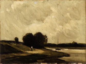 Near Portchester (Olie på lærred)