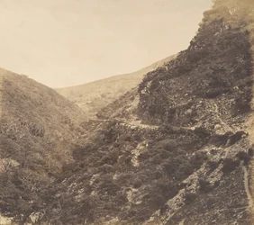 På vej til Watersmeet, nær Lynton, North Devon, 1856.