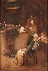 Study for the Old Covenanter (akvarel)